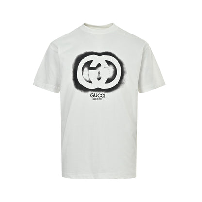 Gucci double G logo printed short sleeves