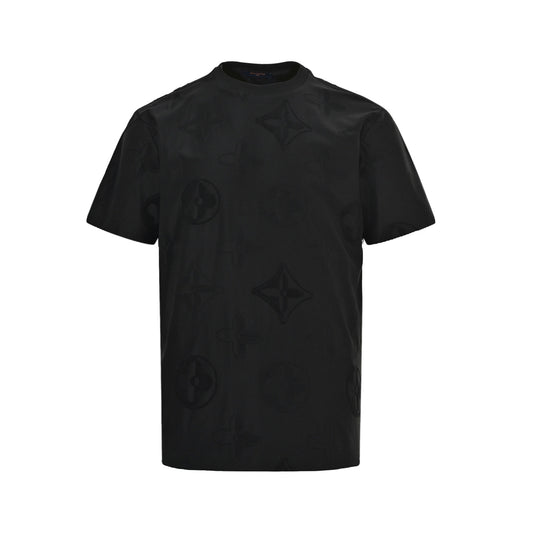 Louis Vuitton 26ss all-over presbyopia jacquard short sleeves
