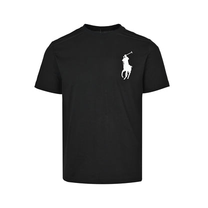 Ralph Lauren large logo embroidered round neck short sleeves