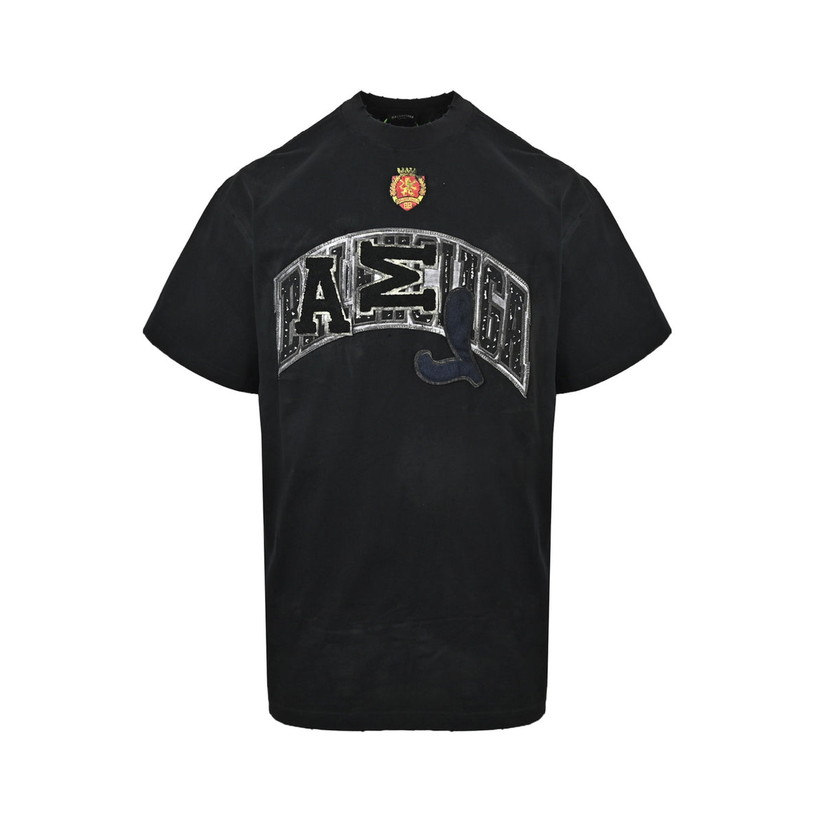 Balenciaga 23ss joint Manchester United dirty wash short-sleeve