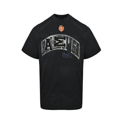 Balenciaga 23ss joint Manchester United dirty wash short-sleeve