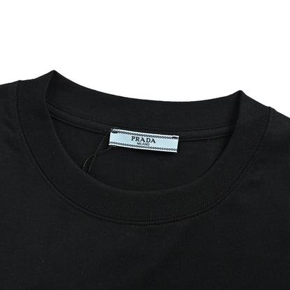 Prada earphone letter print short sleeves