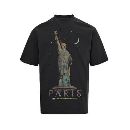 Balenciaga Lady Liberty printed short sleeves