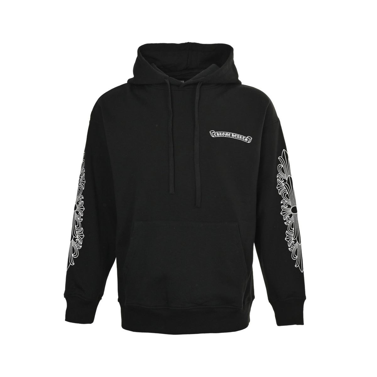 Chrome Hearts/Chrome Heart 25Fw Purple Sword Sanskrit Letter Printed Hooded Sweatshirt
