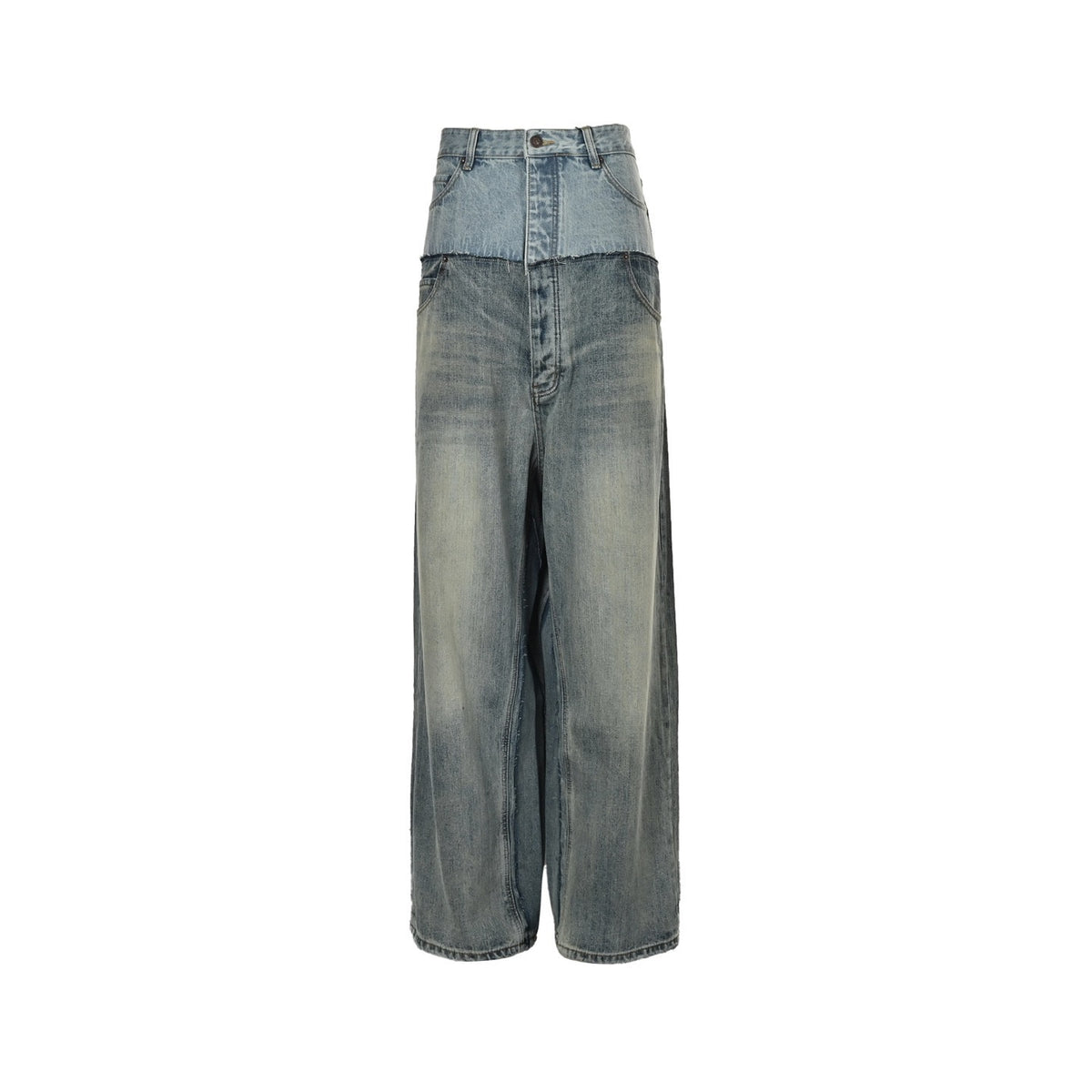 Balenciaga/Balanciaga 24Fw patchwork washed jeans