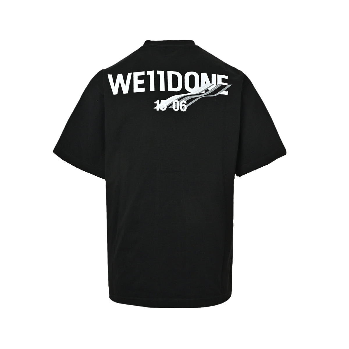 We11 Done Wave simple letter logo printed short sleeves
