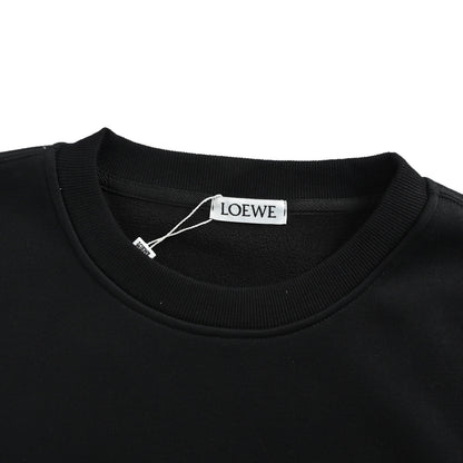 Loewe/Luo Yiwei 25Fw fake pocket kitten round neck sweatshirt