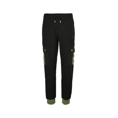 Gucci 25Fw side pocket webbing splicing suit overalls trousers
