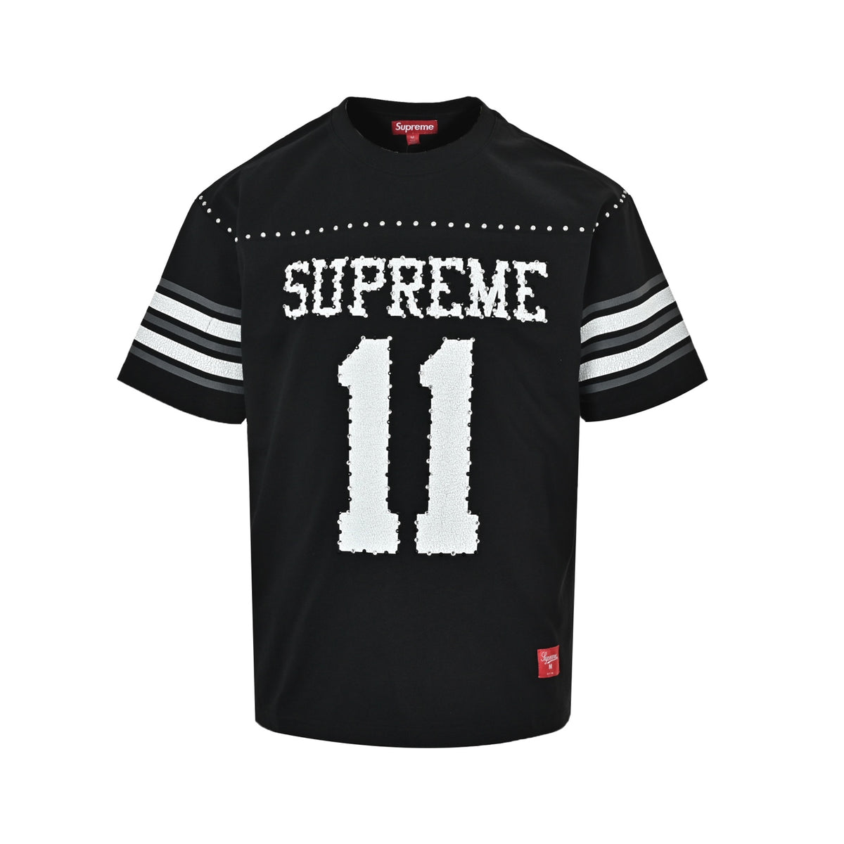 Supreme size 11 rhinestone short sleeves