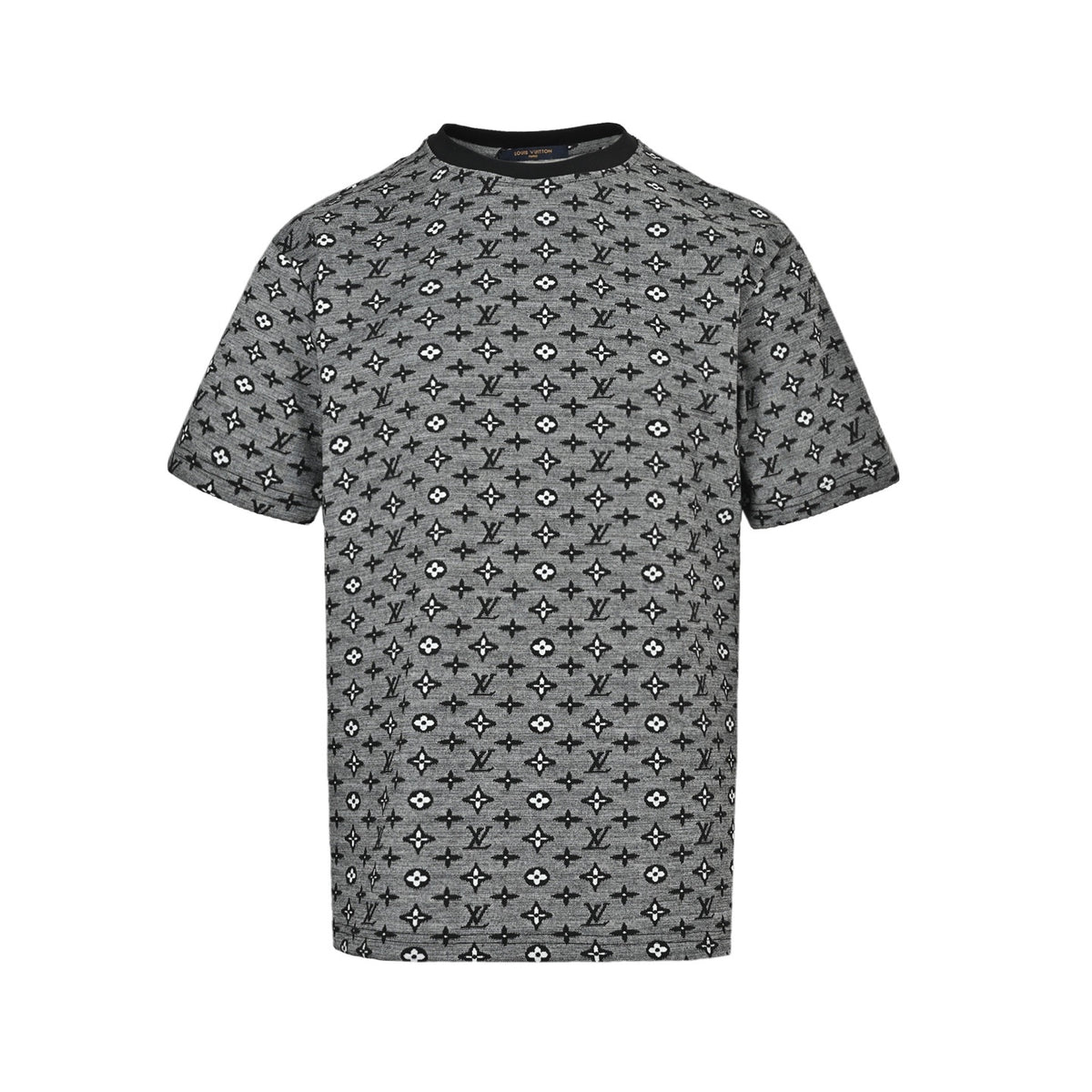 Louis Vuitton 26ss all-over presbyopia jacquard short sleeves