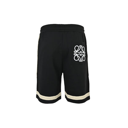 Loewe/Luo Yiwei classic braided webbing embroidered shorts