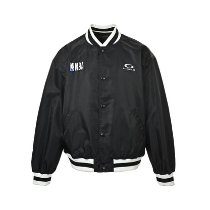 Balenciaga 26ss NBA joint embroidered baseball jacket