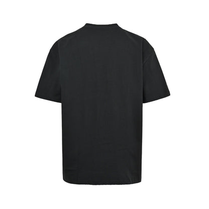 Acne Studio spray-painted letter print short sleeves