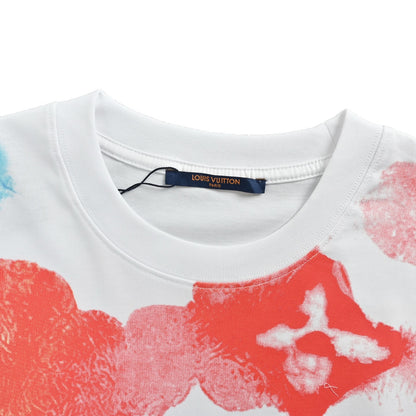 Louis Vuitton ink painted smudged short sleeves