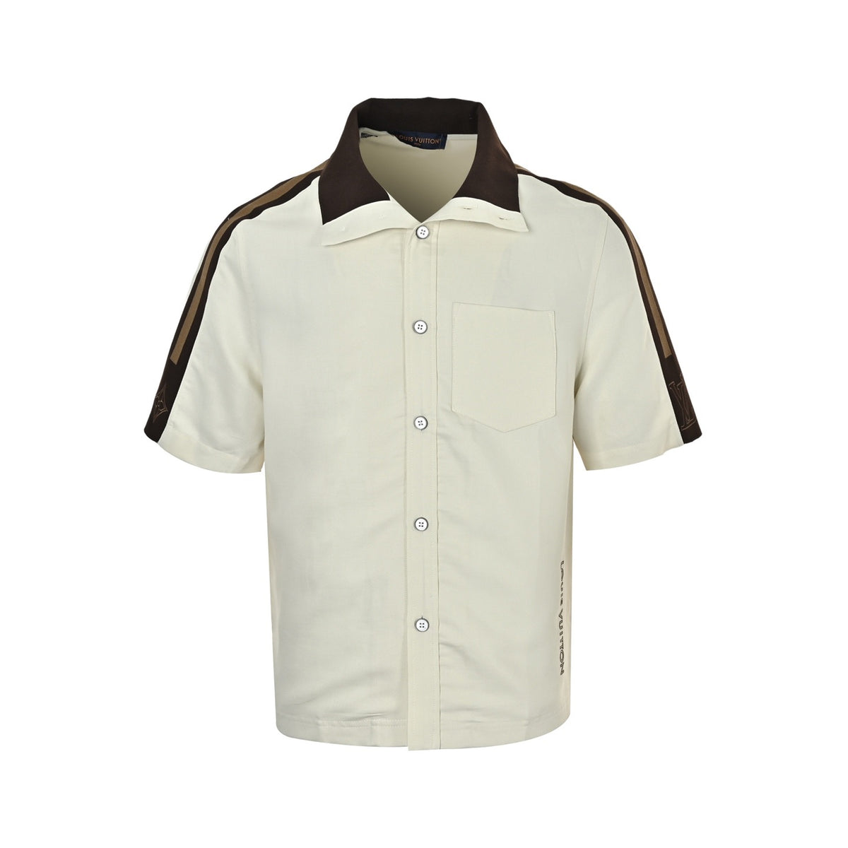 Louis Vuitton 26ss logo web short-sleeved shirt