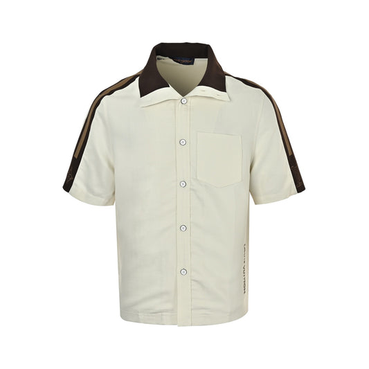 Louis Vuitton 26ss logo web short-sleeved shirt