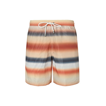 Loewe/Luo Yiwei gradient striped beach shorts