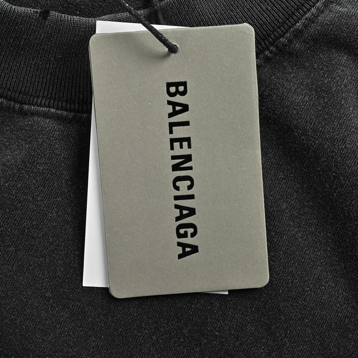 Balenciaga 25ss paint inkjet embroidered letter short sleeves