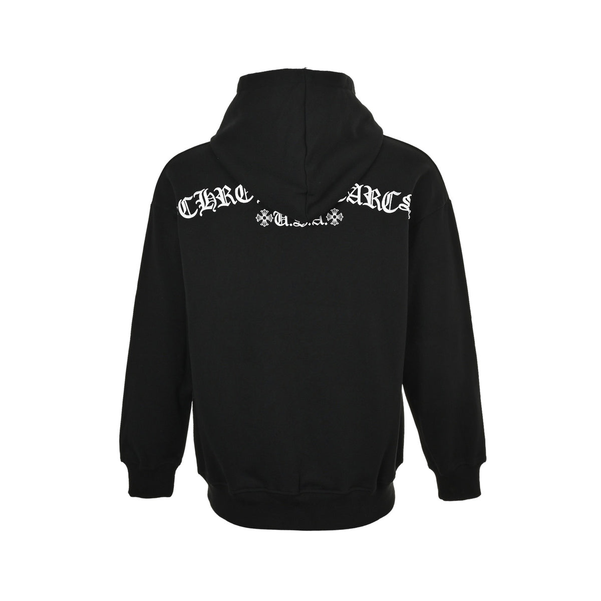 Chrome Hearts/Chrome Heart 25Fw classic Sanskrit letter logo embroidered hooded sweatshirt