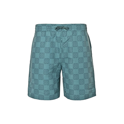 Louis Vuitton 24ss checkerboard beach shorts