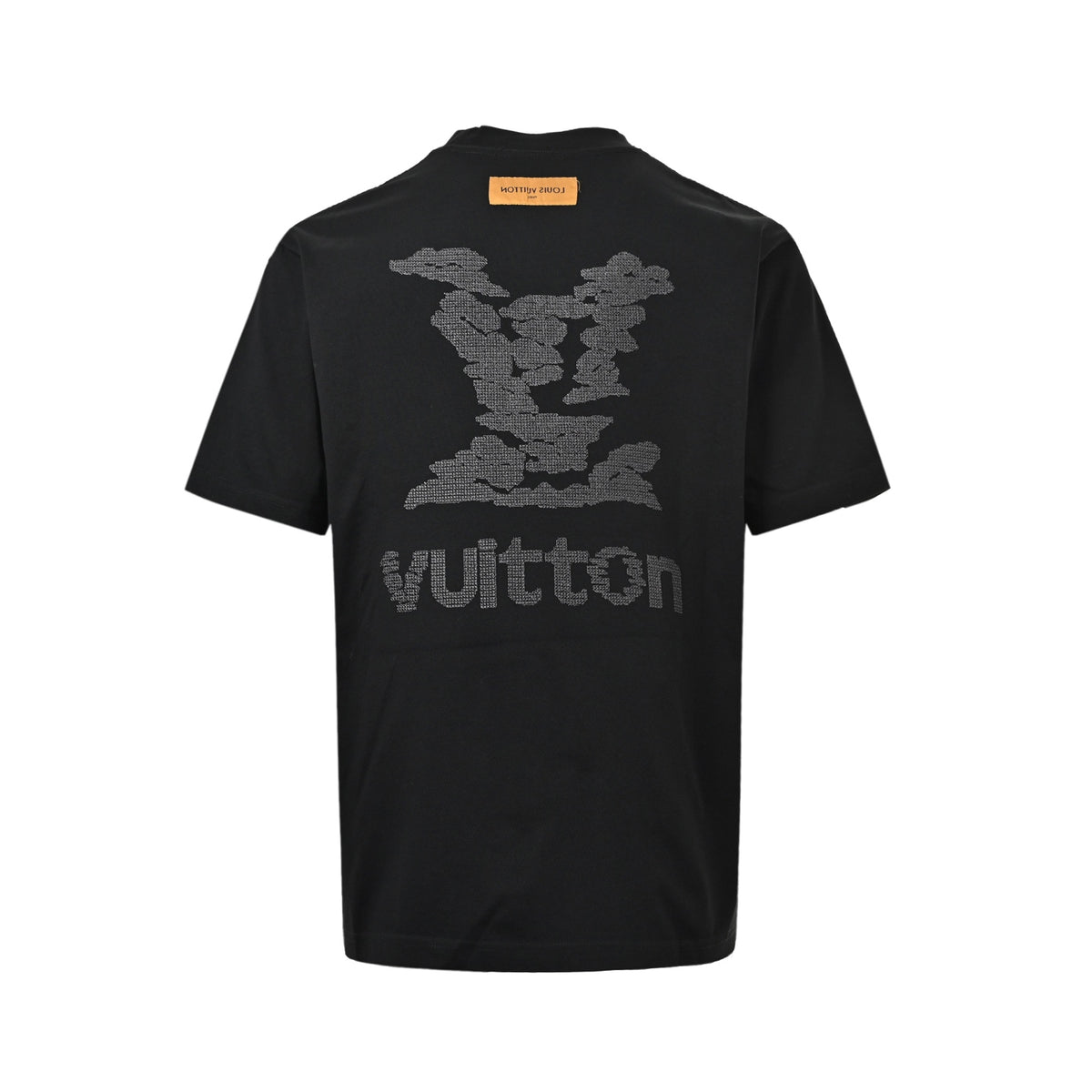 Louis Vuitton short sleeves with large tatami logo embroidery on the back