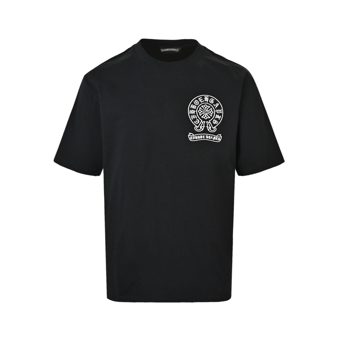 Chrome Hearts/Chrome Heart No. 33 hollow heavy woven embroidered short sleeves on the back
