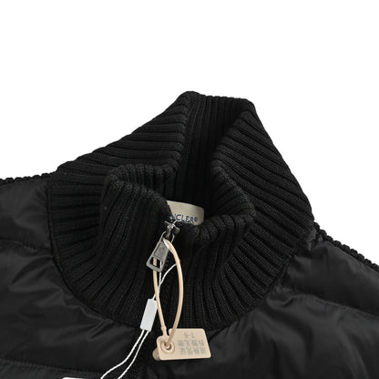 Moncler/Mongolia eight-panel armband knitted patchwork down jacket