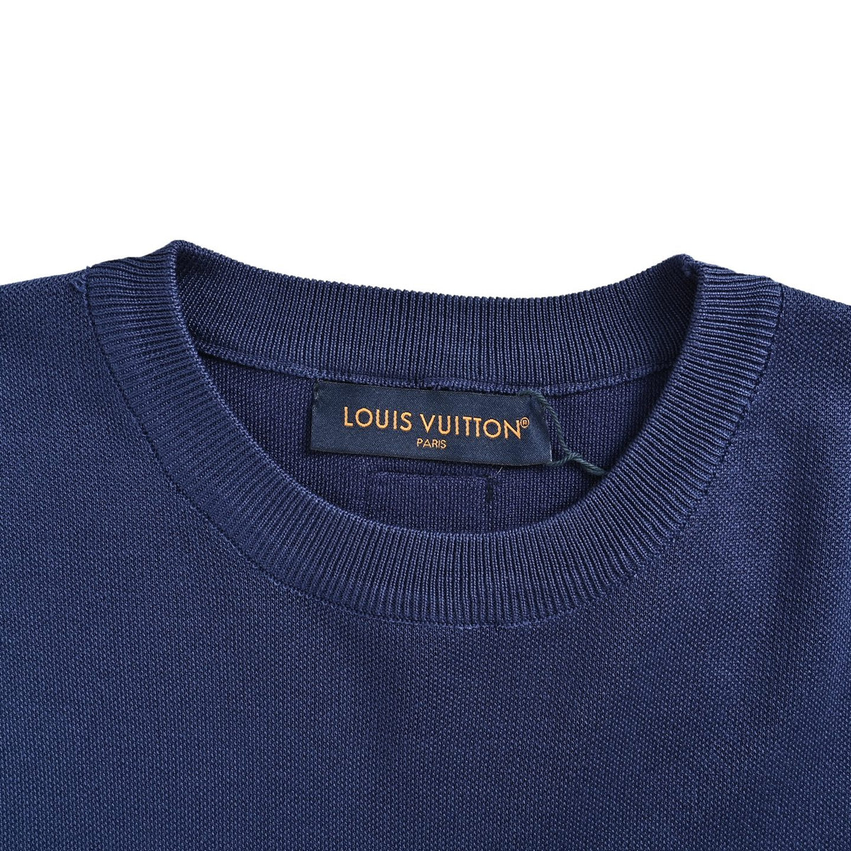 Louis Vuitton 26ss gradient old flower jacquard knitted short sleeves