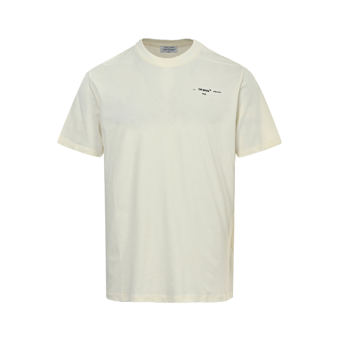 OFF WHITE C/O VIRGIL 19ss watercolor oil painting arrow print short sleeves