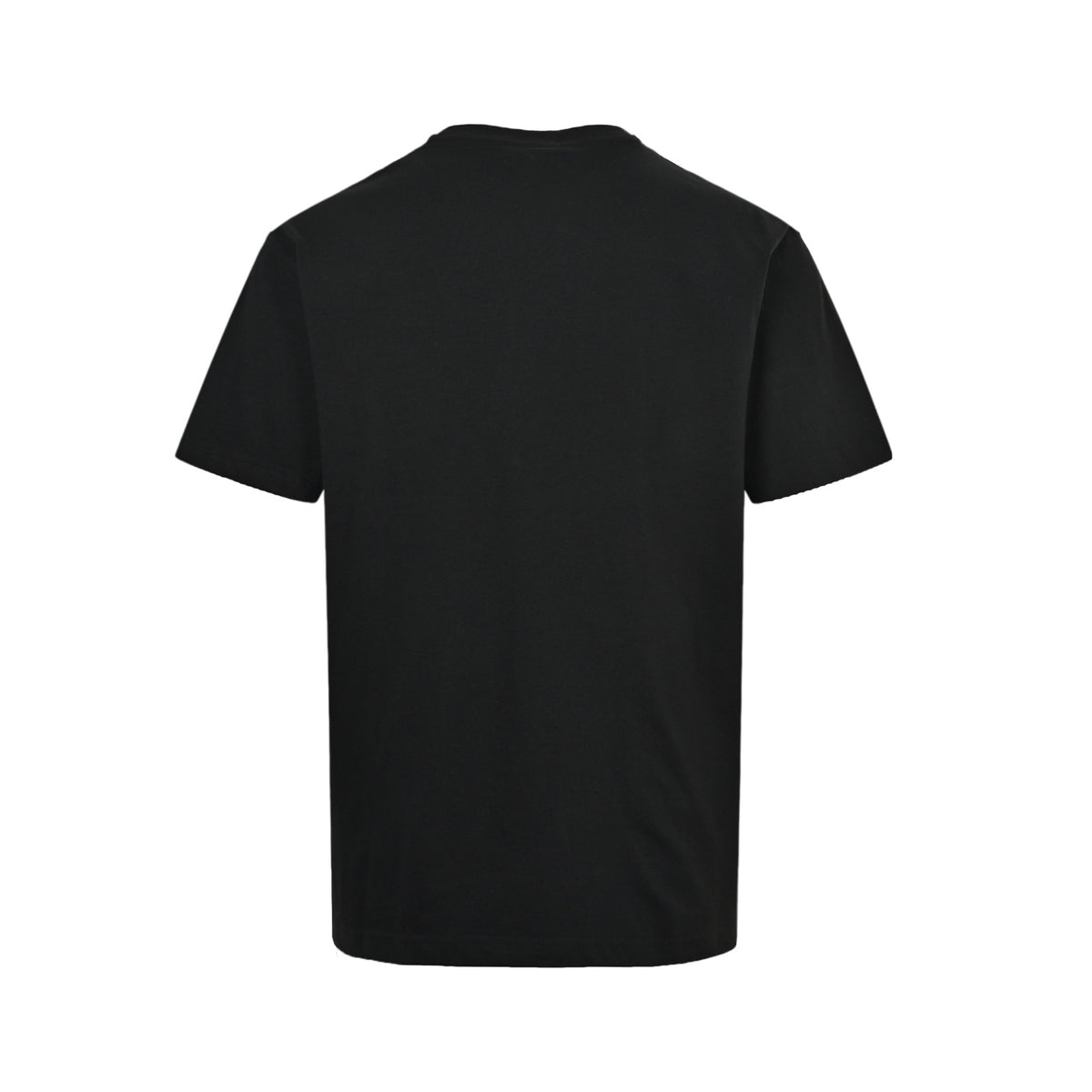 Monecler/Mask Flocked Logo Round Neck Short Sleeves