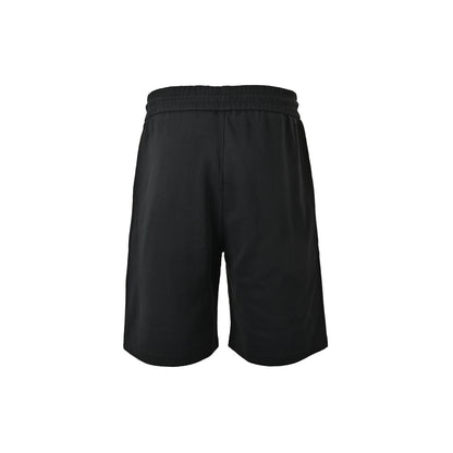 Prada hem striped patchwork triangle shorts