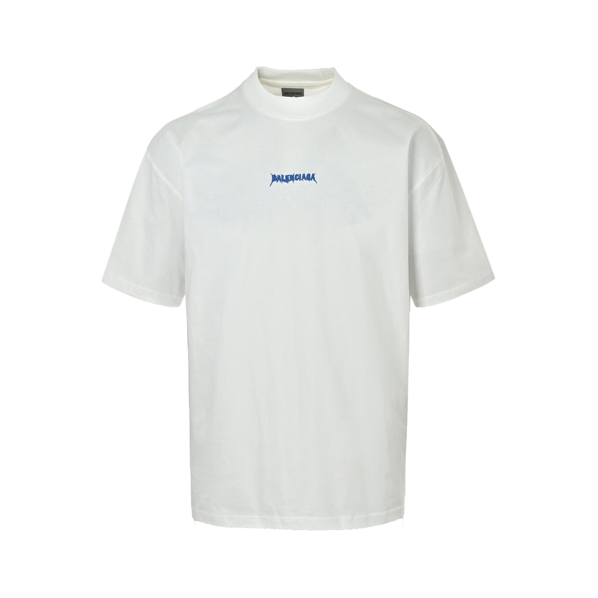 Balenciaga embroidered letter melting printed short sleeves