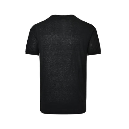 ZEGNA solid color wool knitted short sleeves