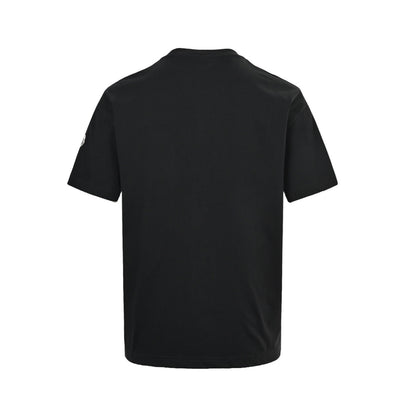 Moncler/Mask 26ss inkjet letter printed short sleeves