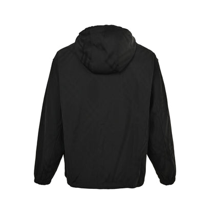 Burberry 25Fw hem war horse jacquard twill hooded jacket