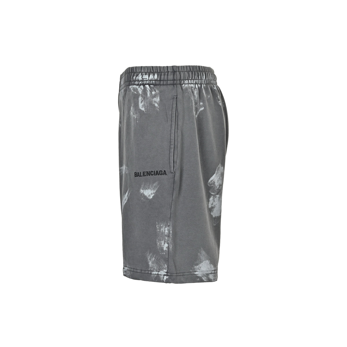 Balenciaga/Balanciaga 25ss paint inkjet embroidered letter shorts