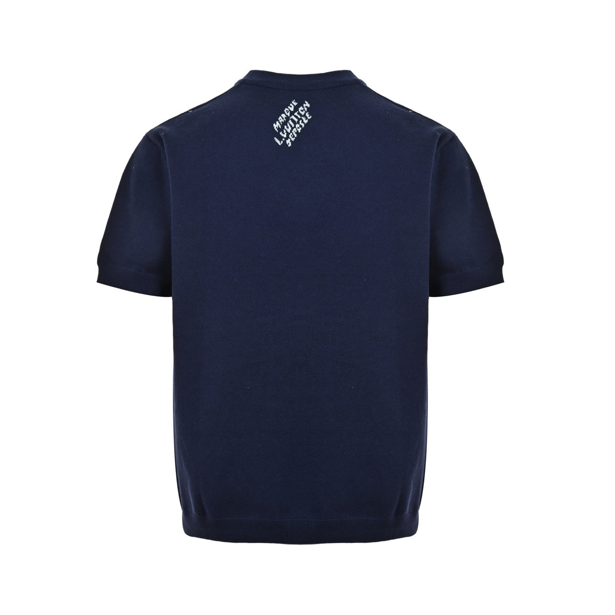 Louis Vuitton Year of the Horse intarsia colorblock jacquard knitted short sleeves
