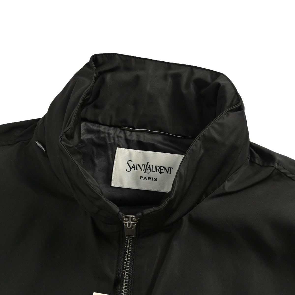SaintLaurent/Saint Laurent letter small mark hidden hood nylon jacket
