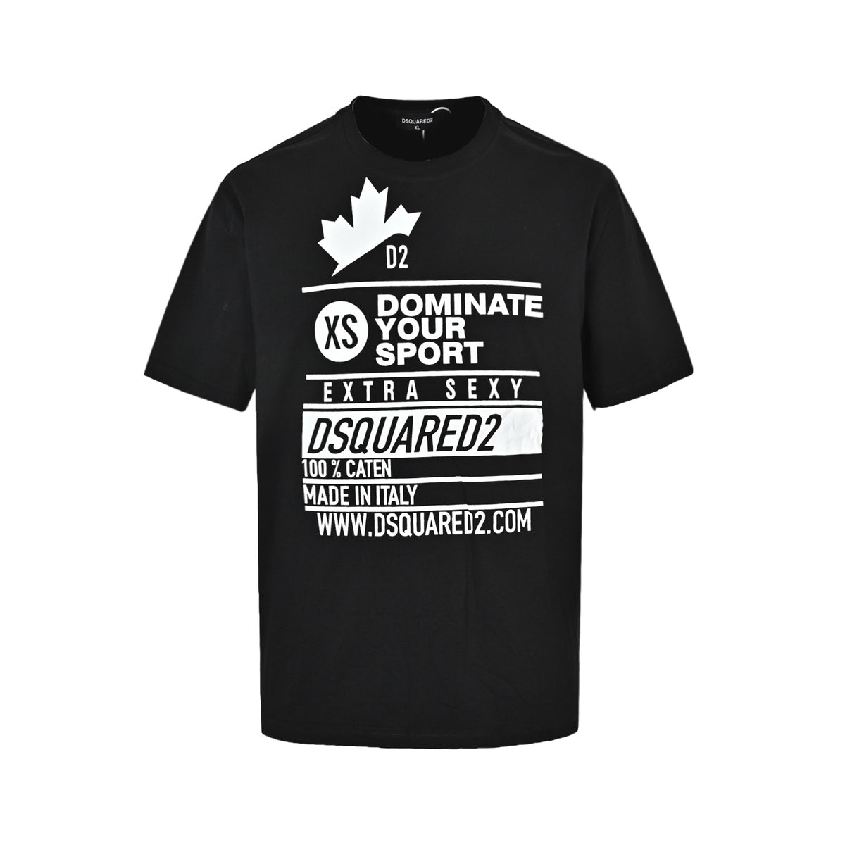 Dsquared2 slogan logo printed short sleeves
