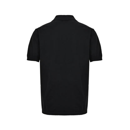 Louis Vuitton logo knitted Polo short sleeves