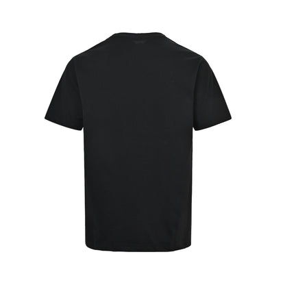 Dior 22ss embroidered floral letter short sleeves