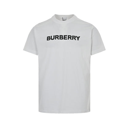 Burberry 22ss foam printed letter short sleeves