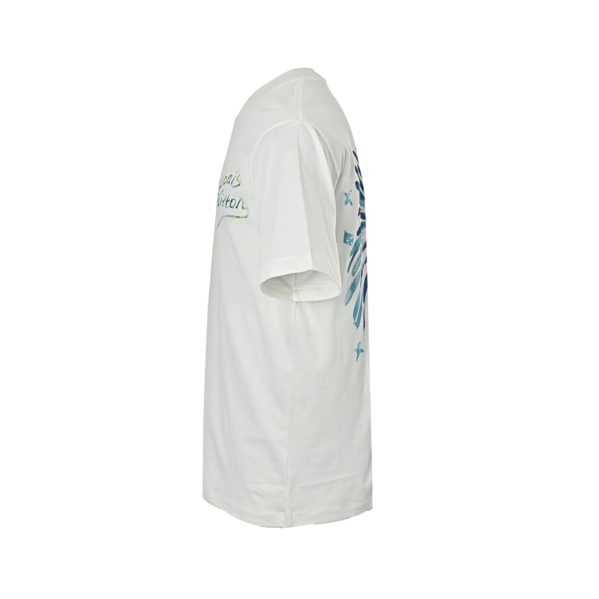 LouisVuitton/Louis Vuitton watercolor fireworks inkjet short sleeves