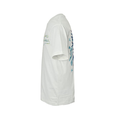 LouisVuitton/Louis Vuitton watercolor fireworks inkjet short sleeves