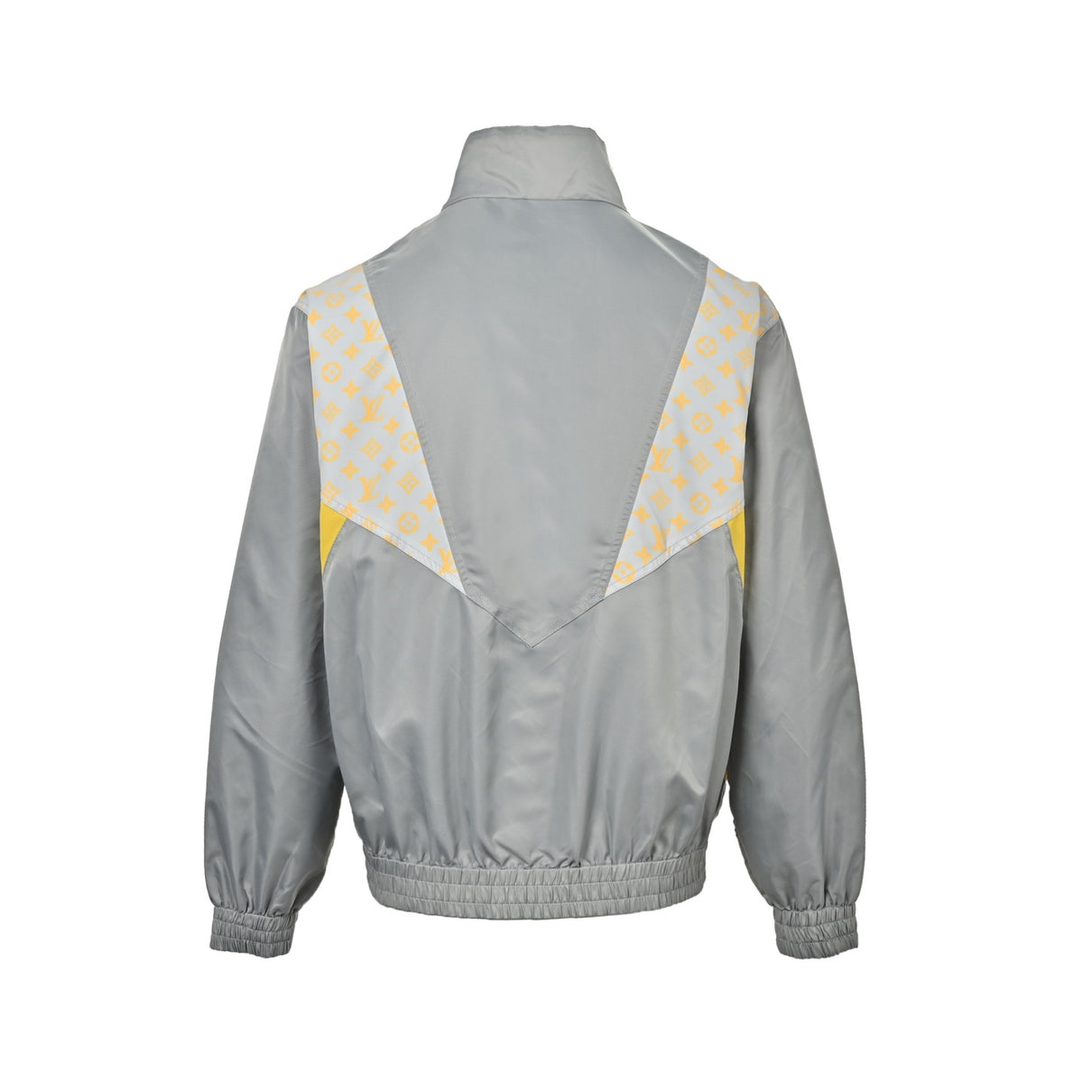 Louis Vuitton color-blocked stand-up collar zipper jacket