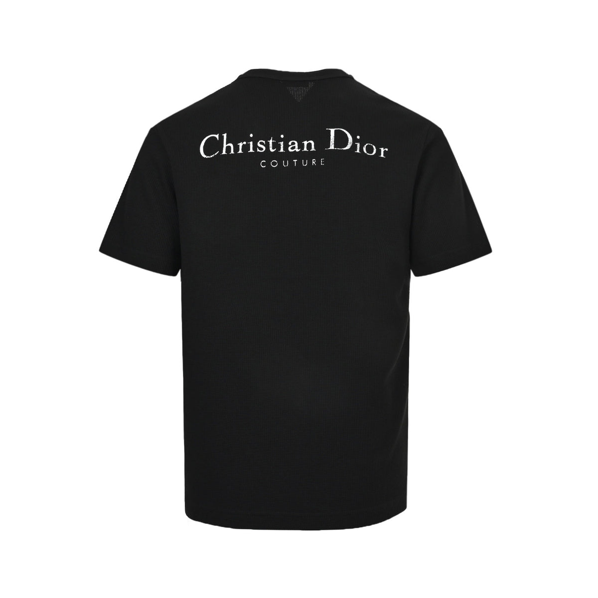 Dior Henry collar waffle old money style short sleeves