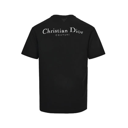 Dior Henry collar waffle old money style short sleeves