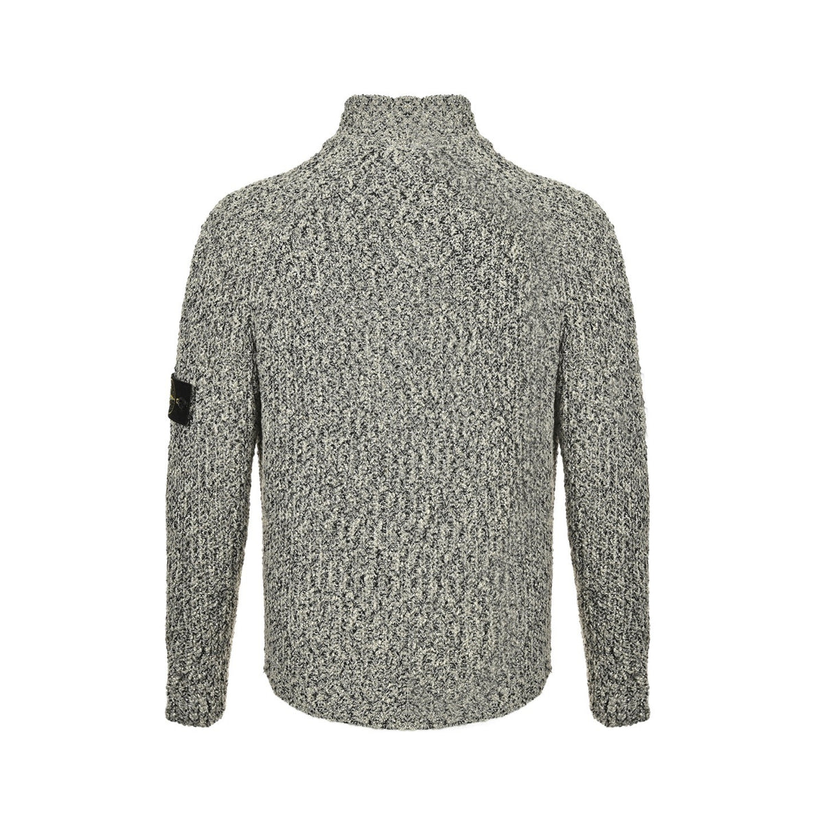 Stone Island 25Fw armband zipper cardigan sweater