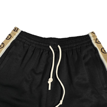 Gucci 20ss double G reflective webbing shorts on the side