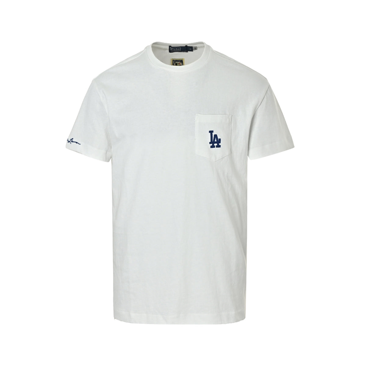 Ralph Lauren pocket LA embroidered letter short sleeves